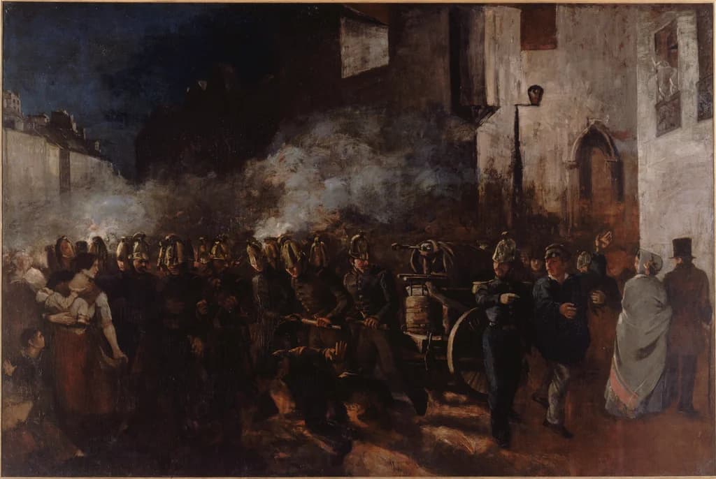 Pompiers courant à un incendie