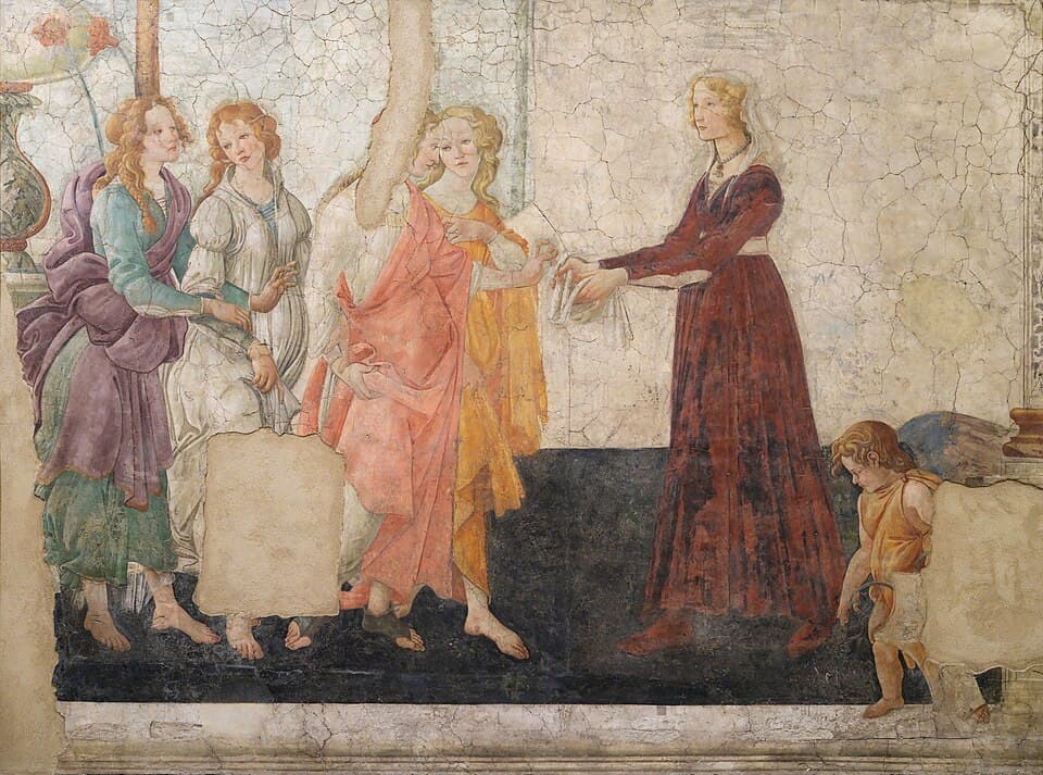 Venus and the Three Graces Presenting Gifts to Giovanna degli Albizzi