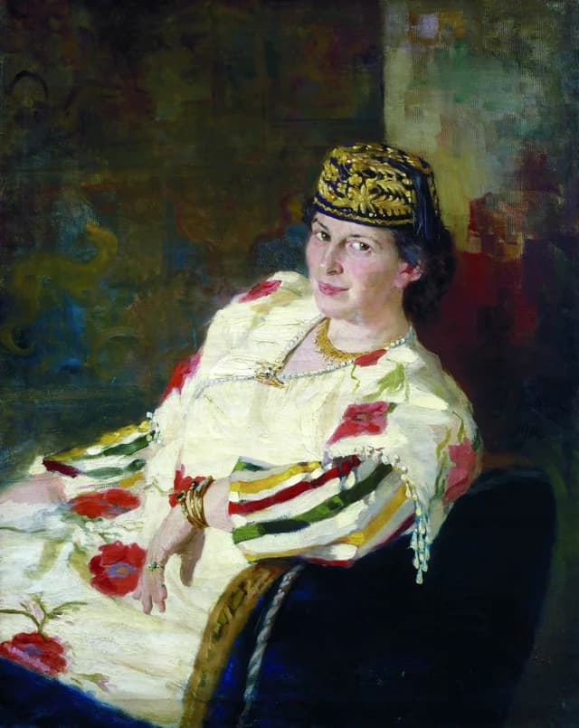 Retrato da mecenas e condessa Mara Konstantinovna Oliv