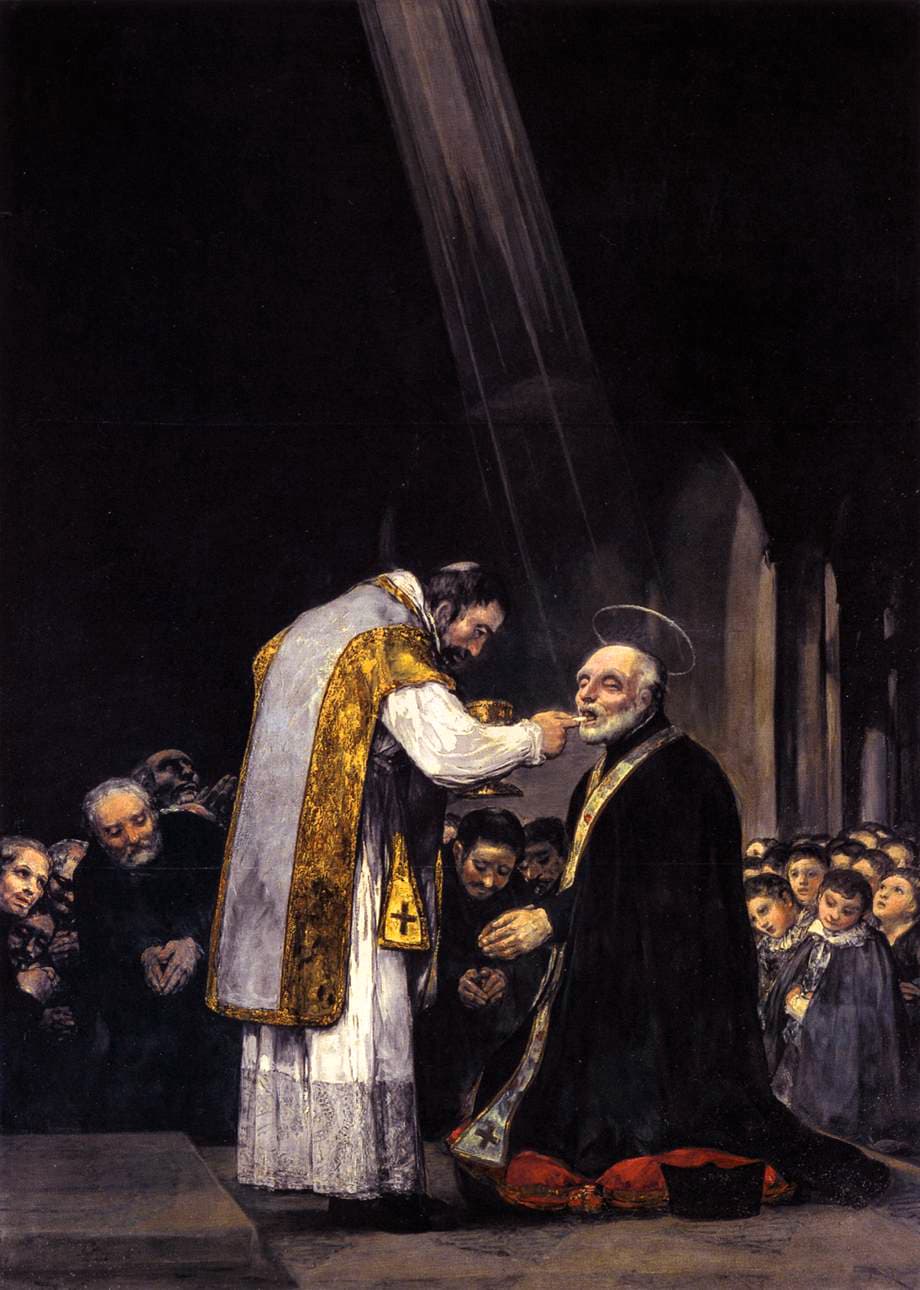 The last communion of St Joseph of Calasanz