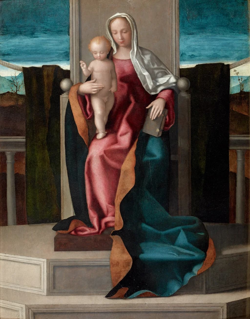 Virgin and Child Enthroned
