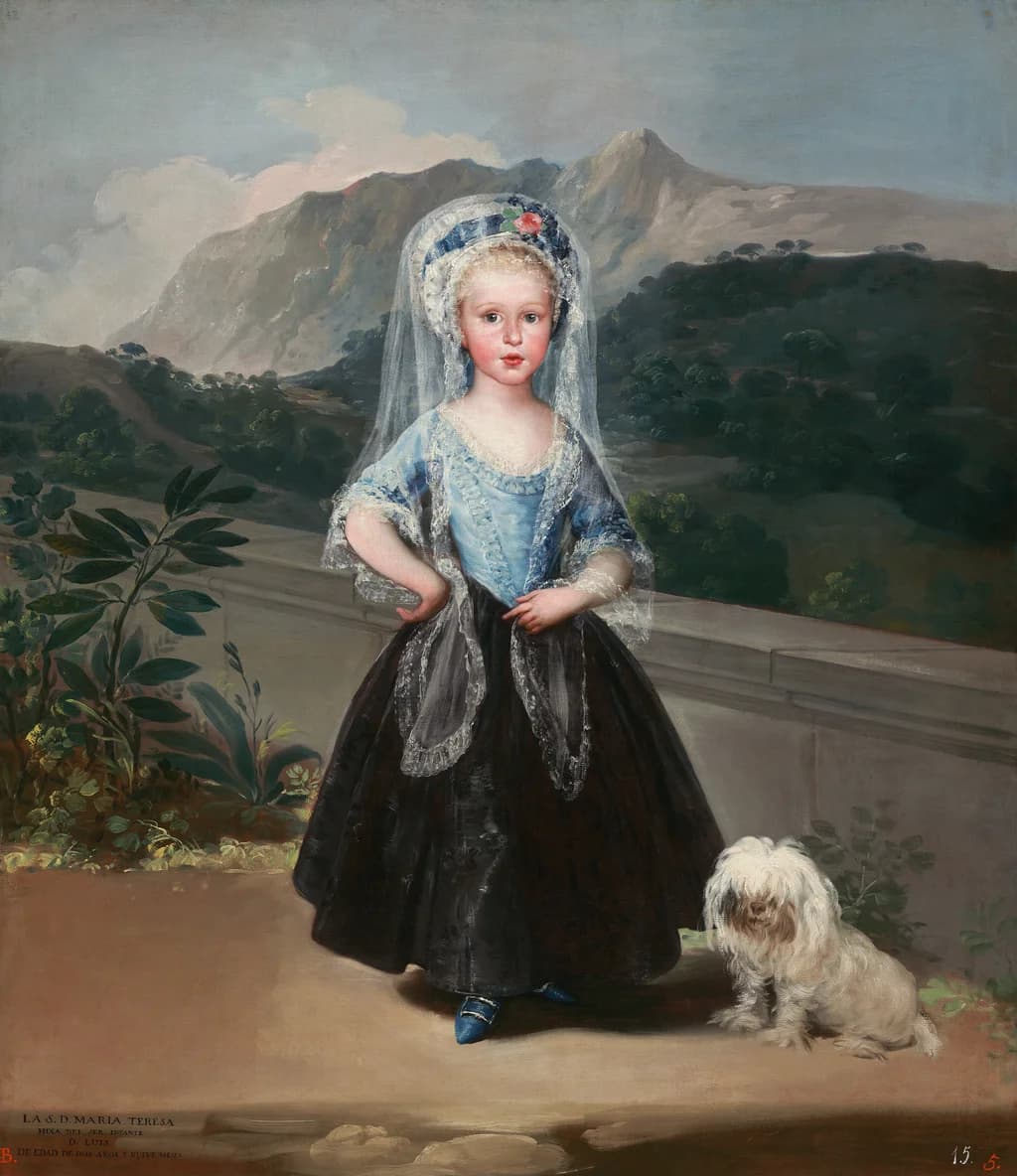 María Teresa de Borbón y Vallabriga, later Condesa de Chinchón