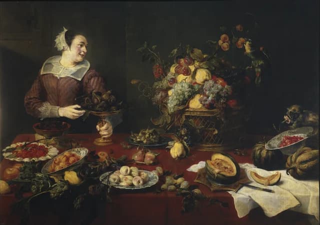 Still Life with a Maid