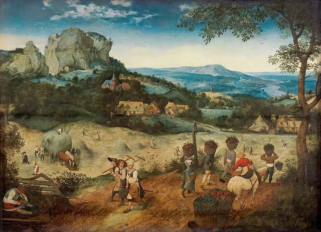 The Hay Harvest (early summer June/July)