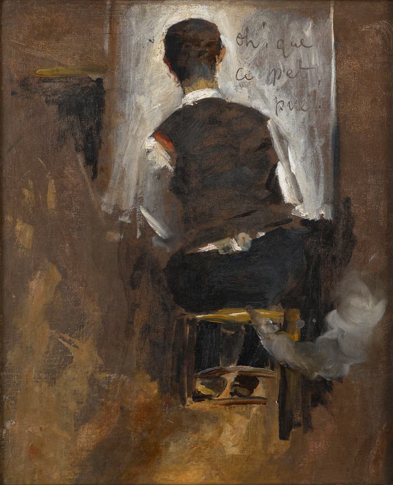 Self-Portrait from Behind