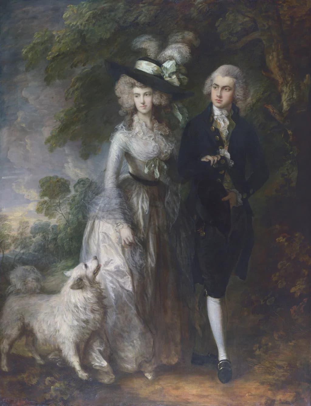 El señor y la señora William Hallett («El paseo matutino»)