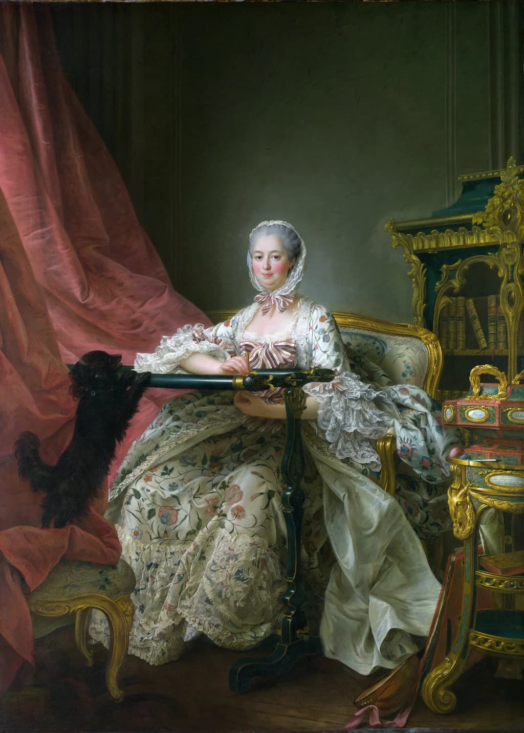 Madame de Pompadour at her Tambour Frame