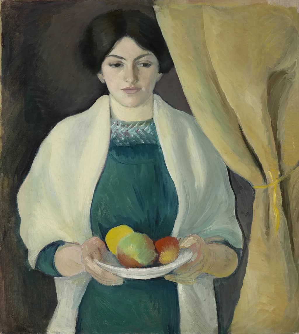 Portrait with Apples: The Artist's Wife