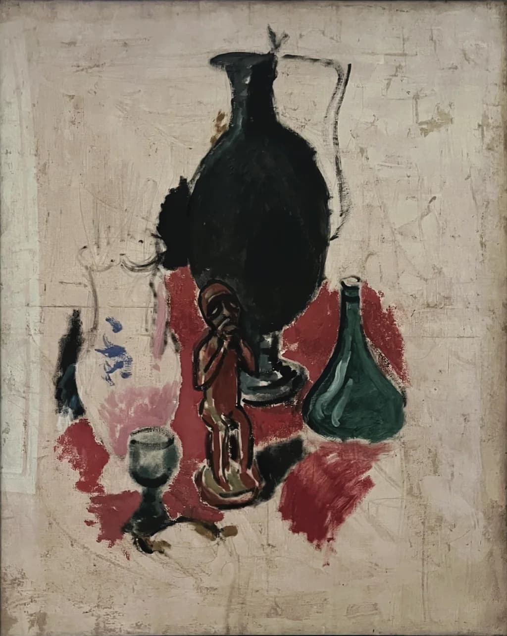 Still Life with African Statuette