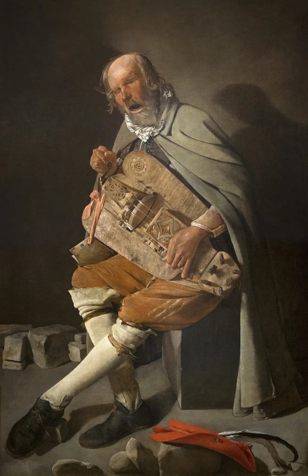 The Hurdy-gurdy Player or The Hurdy-gurdy Player With A Fly