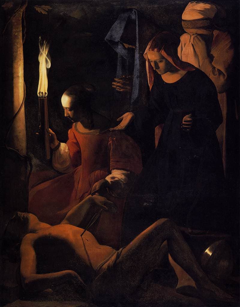 Saint Sebastian Attended by Saint Irene