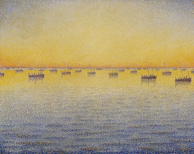 Setting Sun, Sardine Fishing, Concarneau
