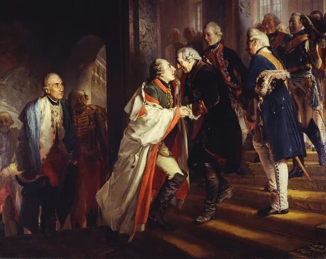 The Meeting of Frederick II and Joseph II in Neisse in 1769