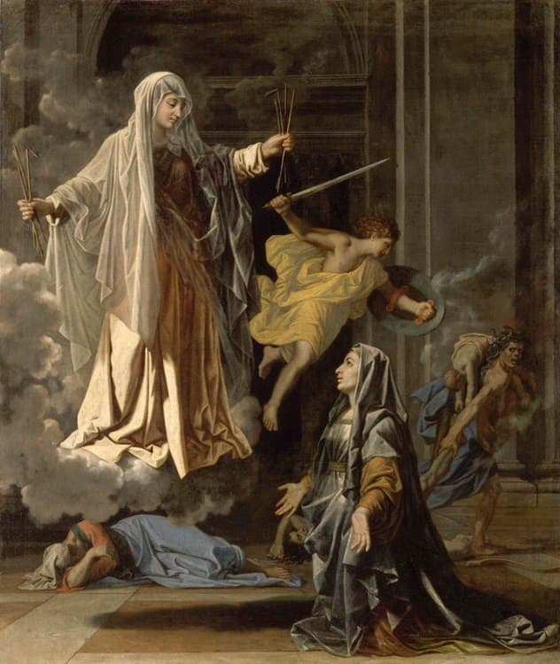 Saint Frances Announcing the End of the Plague in Rome