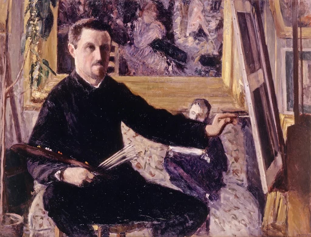 Self-Portrait with an Easel