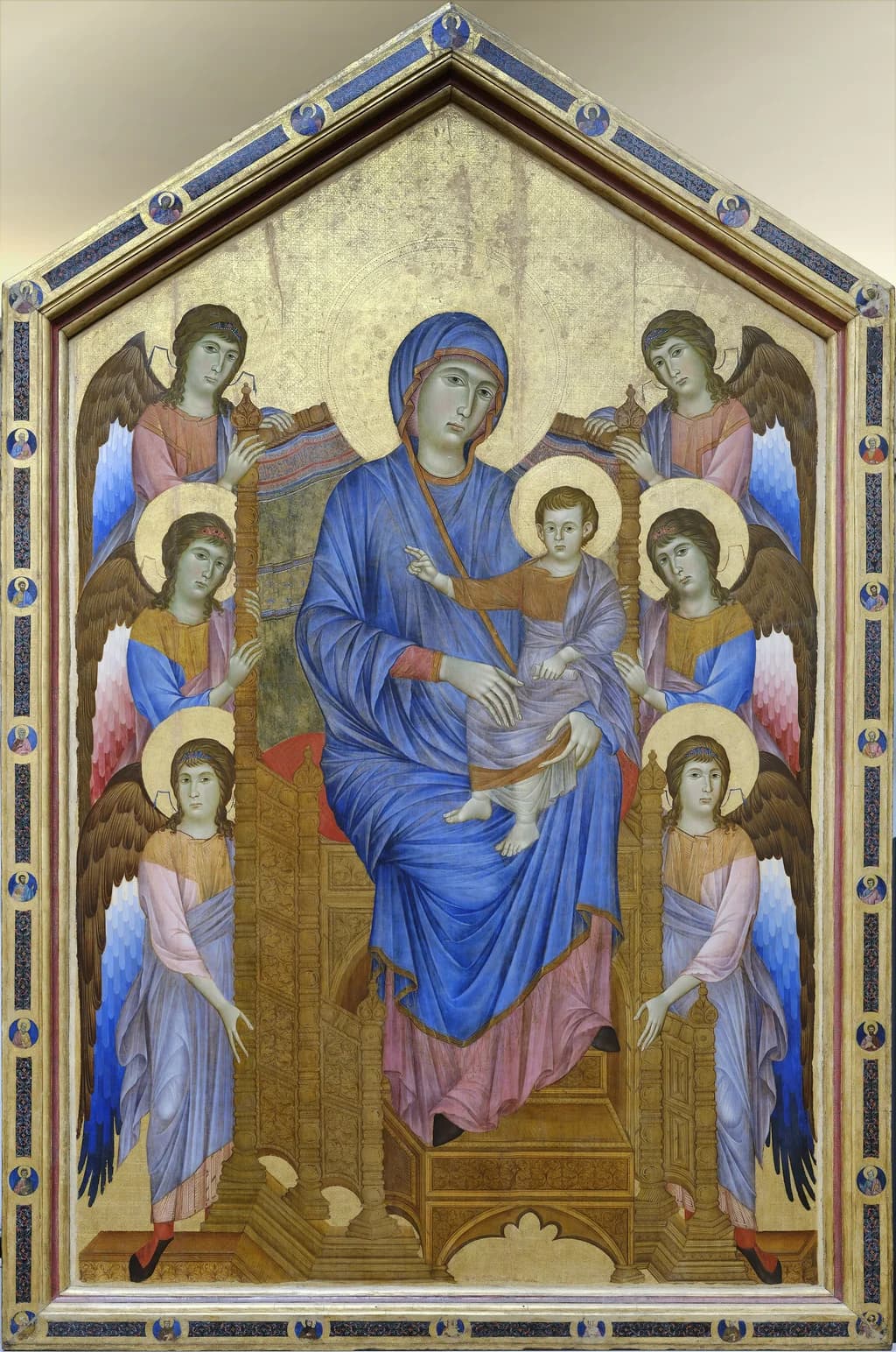 The Madonna and Child in Majesty Surrounded by Angels