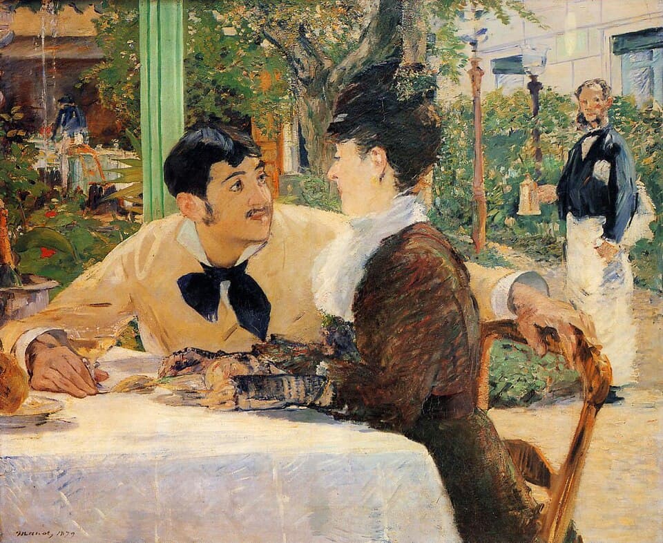 At the Père Lathuille Restaurant