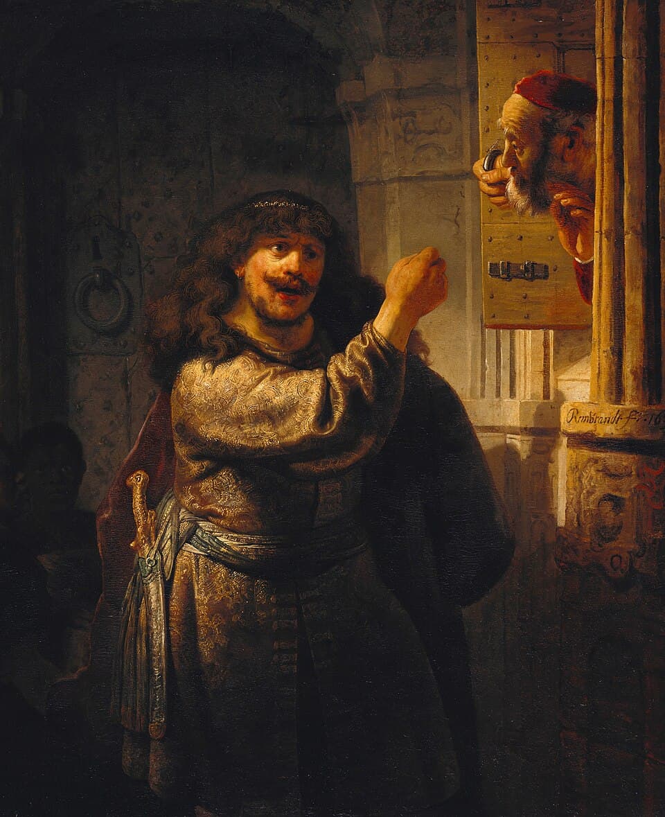 Samson threatens his father-in-law