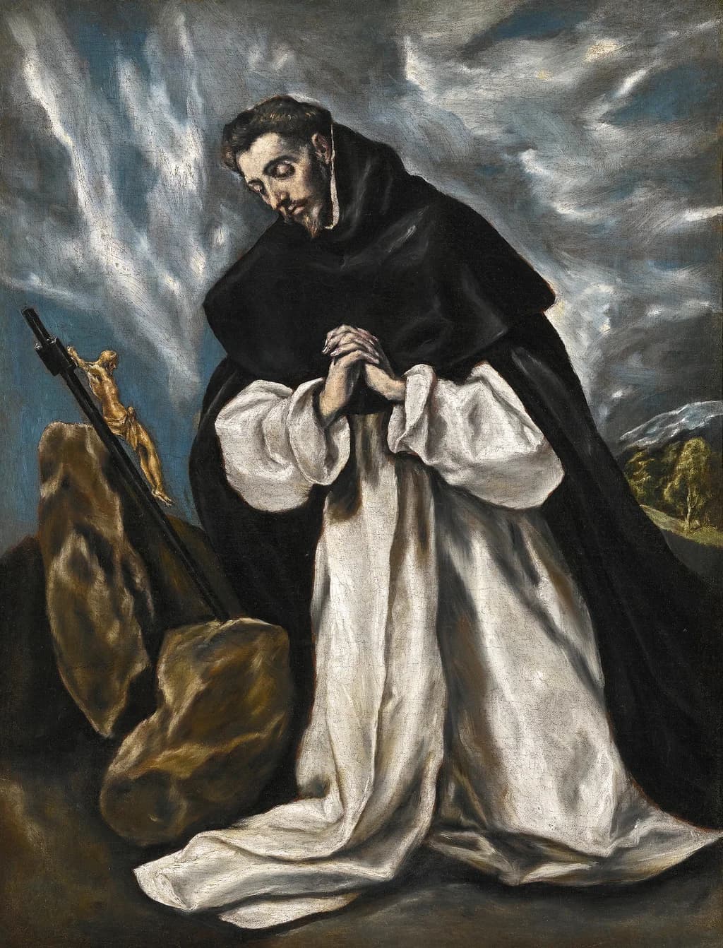 St Dominic in Prayer