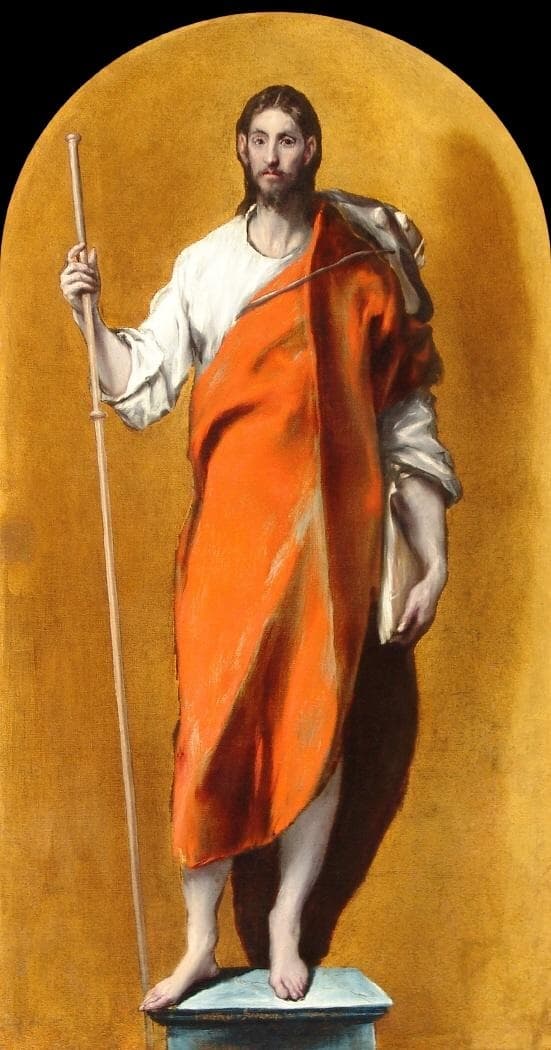 St James as a pilgrim
