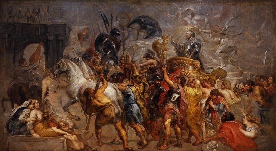 L'Entrée triomphale d'Henri IV à Paris