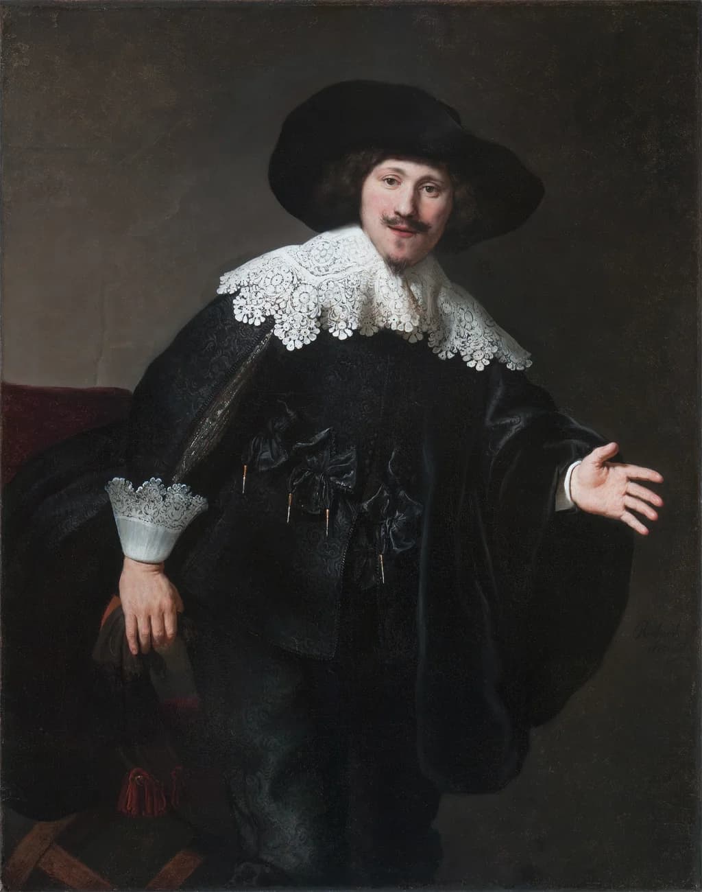 Portrait of a Man Rising from His Chair