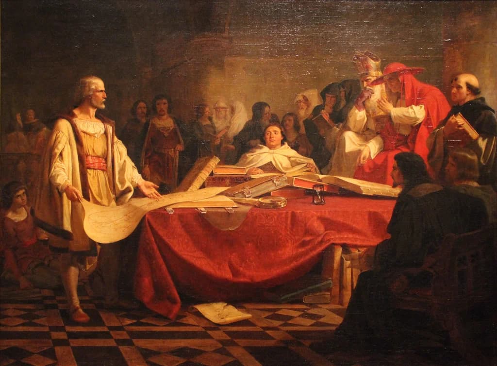 Cristóbal Colón ante el Consejo de Salamanca