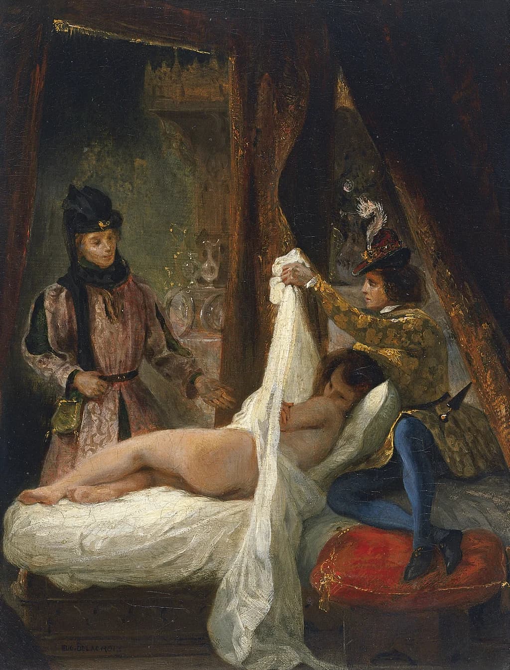Louis d'Orleans shows his mistress