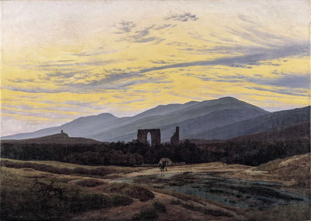 The ruins of Eldena in the Giant Mountains