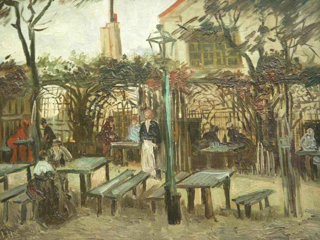 Terrace of a Cafe on Montmartre (La Guinguette)