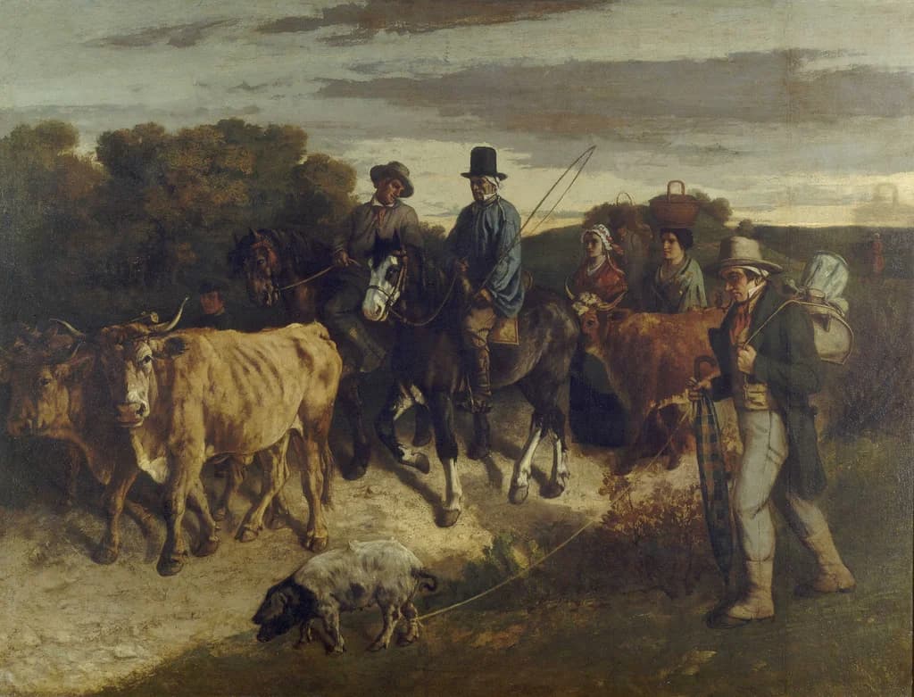 Peasants from Flagey back from the Fair