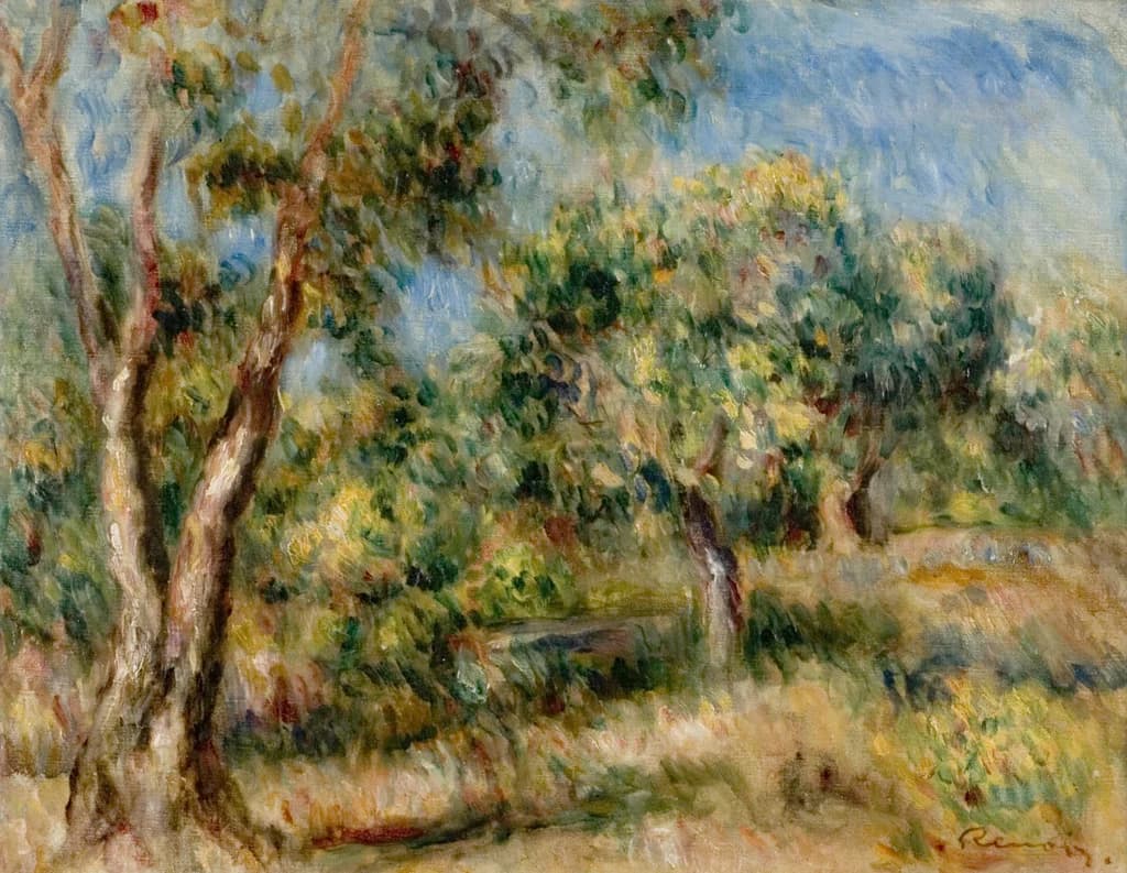Landscape of Cagnes
