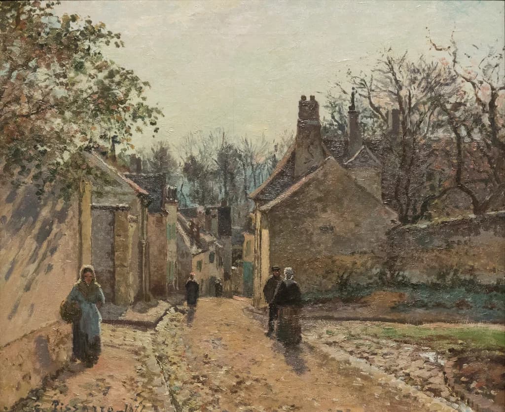 A Village Street. Louveciennes