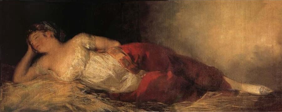 Sleeping woman