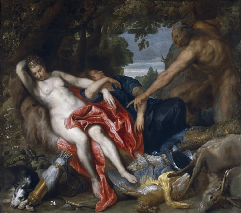 Diana and a Nymph Surprised by a Satyr