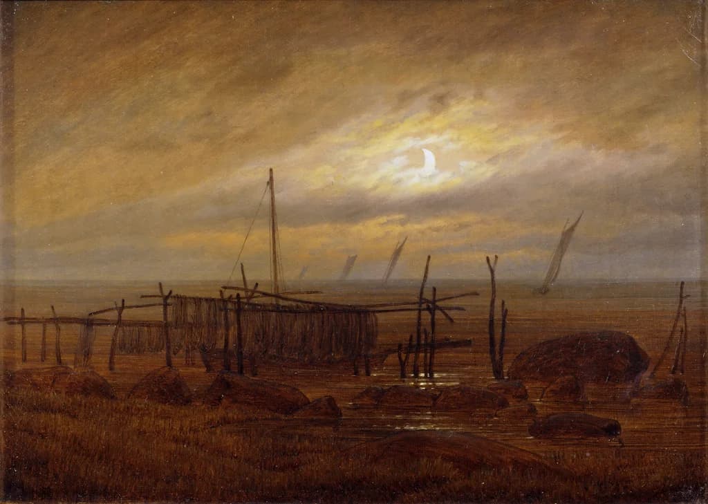 Seaside moonlight