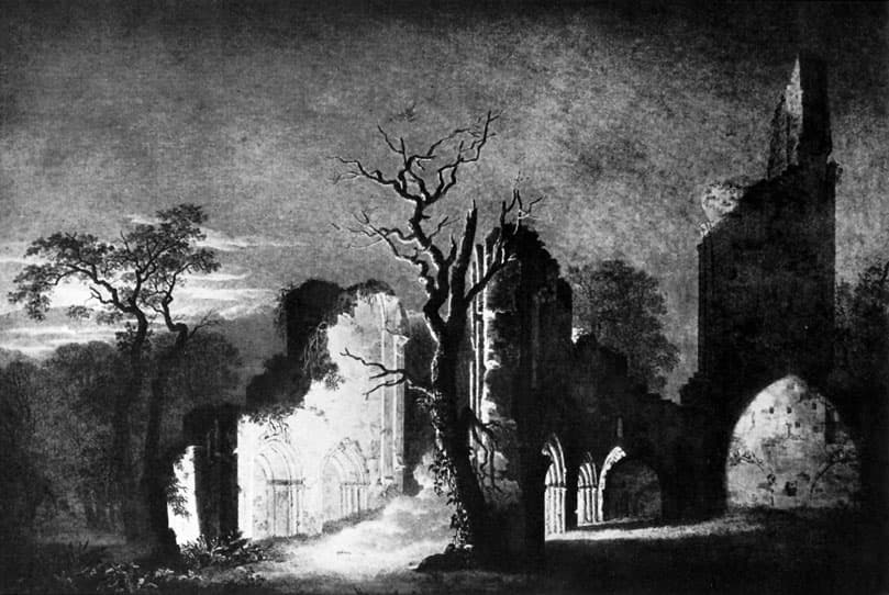 Facciata occidentale delle rovine di Eldena