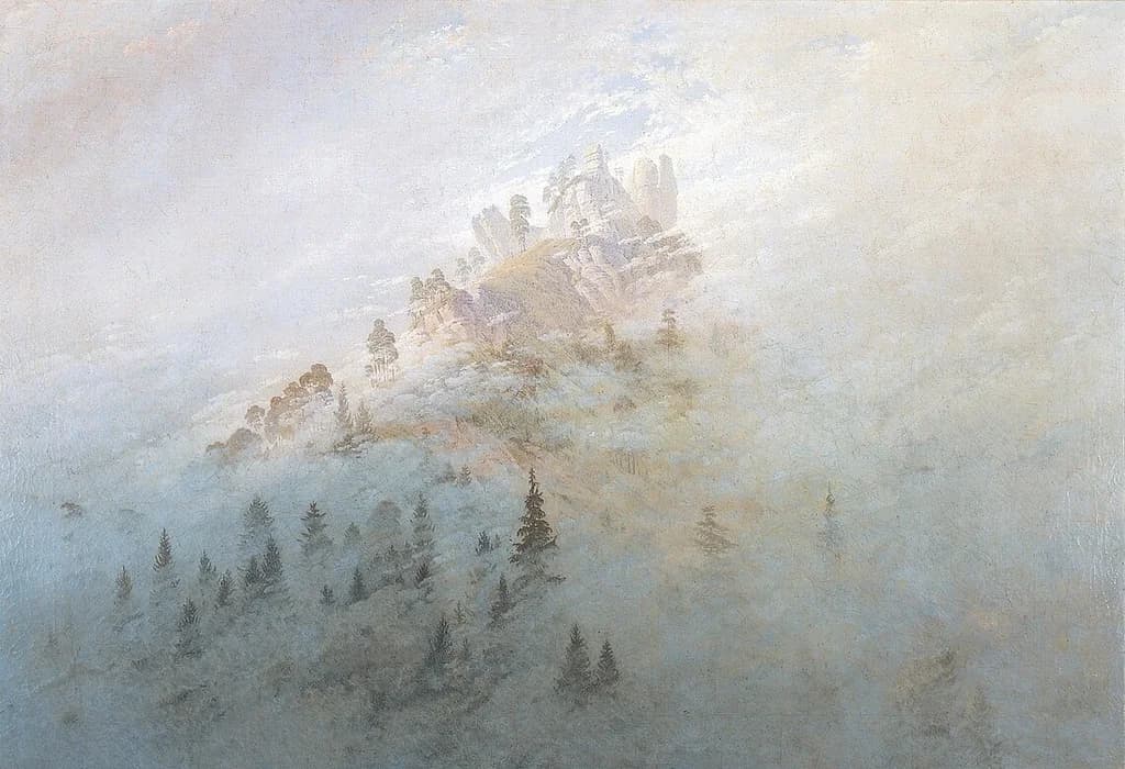 Morning mist in the mountains