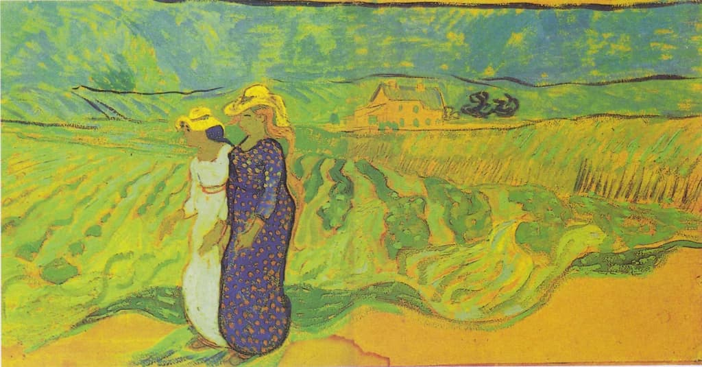 Women Crossing the Fields