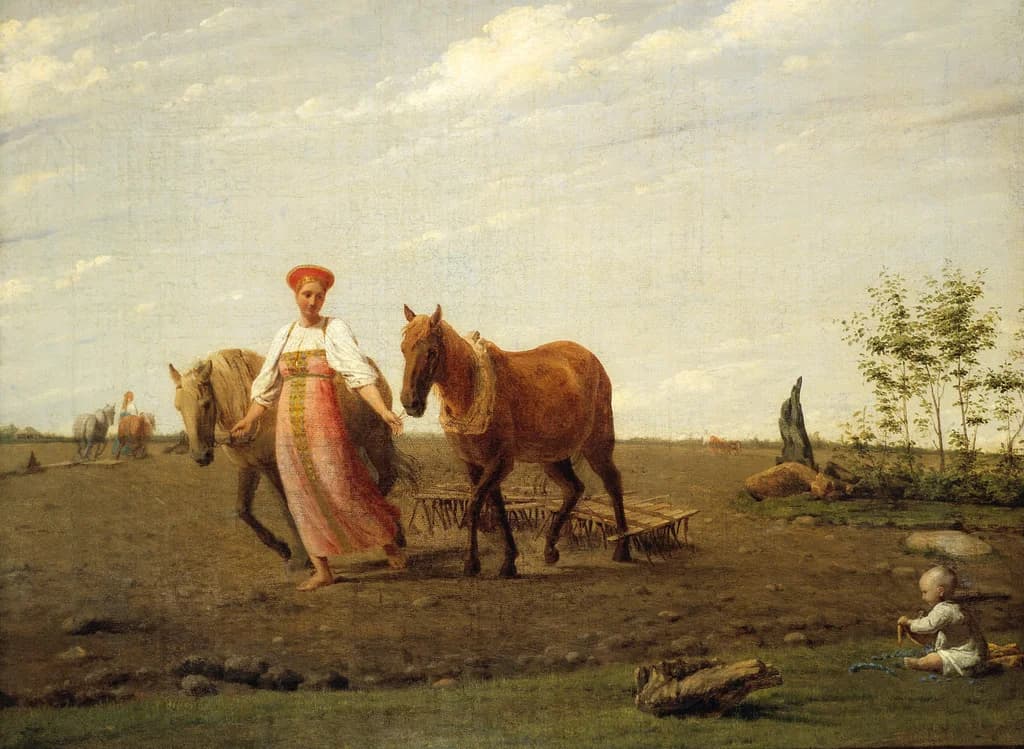In the Ploughed Field: Spring