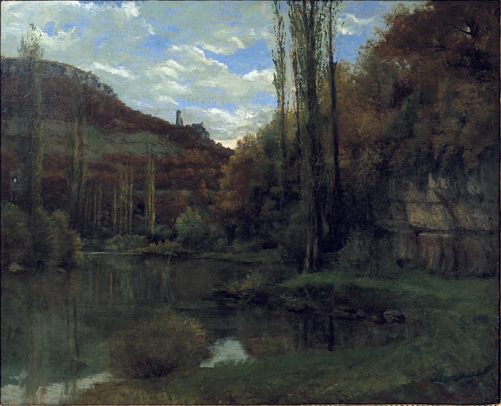 The 'Mirror' on the River Loue at Scey-en-Varais, near Ornans