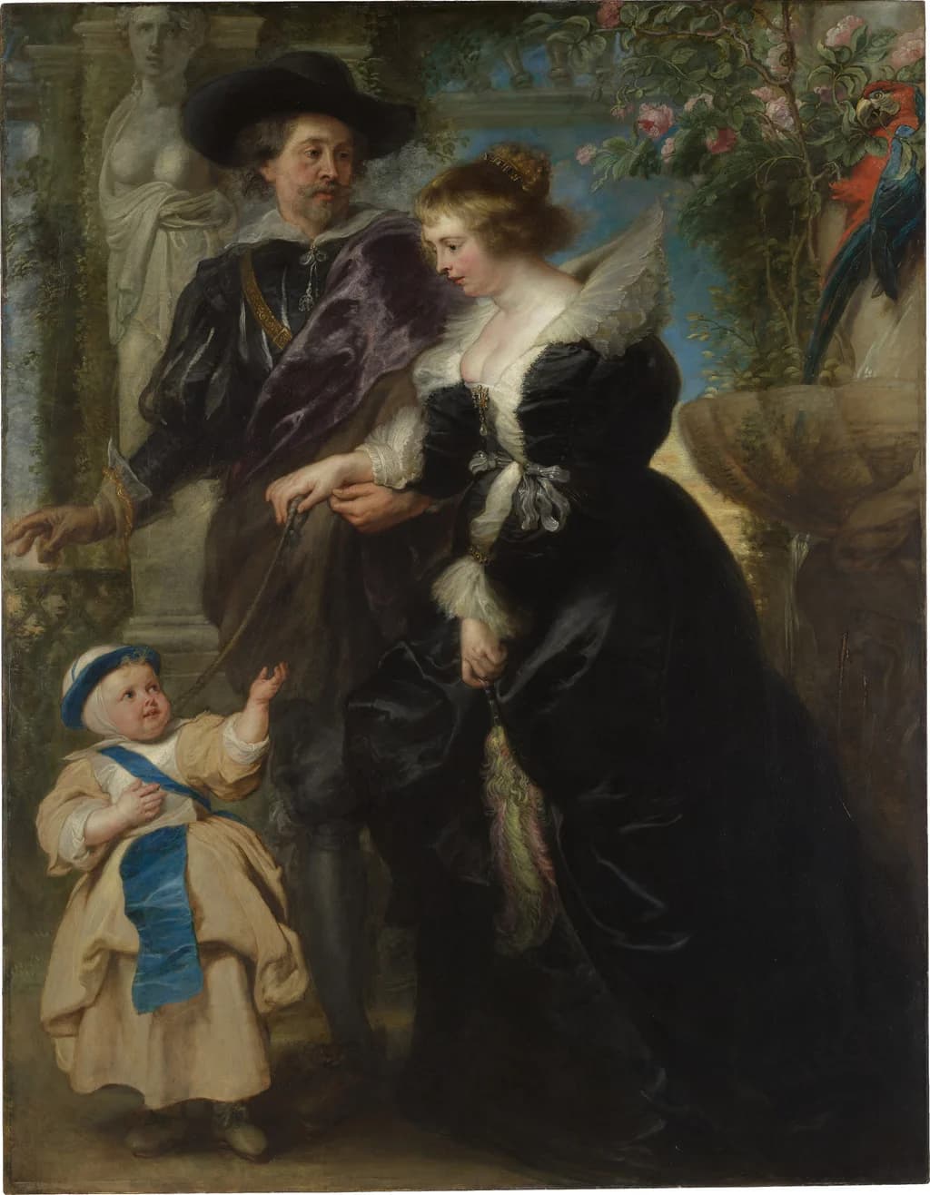 Rubens, His Wife Helena Fourment, and One of Their Children
