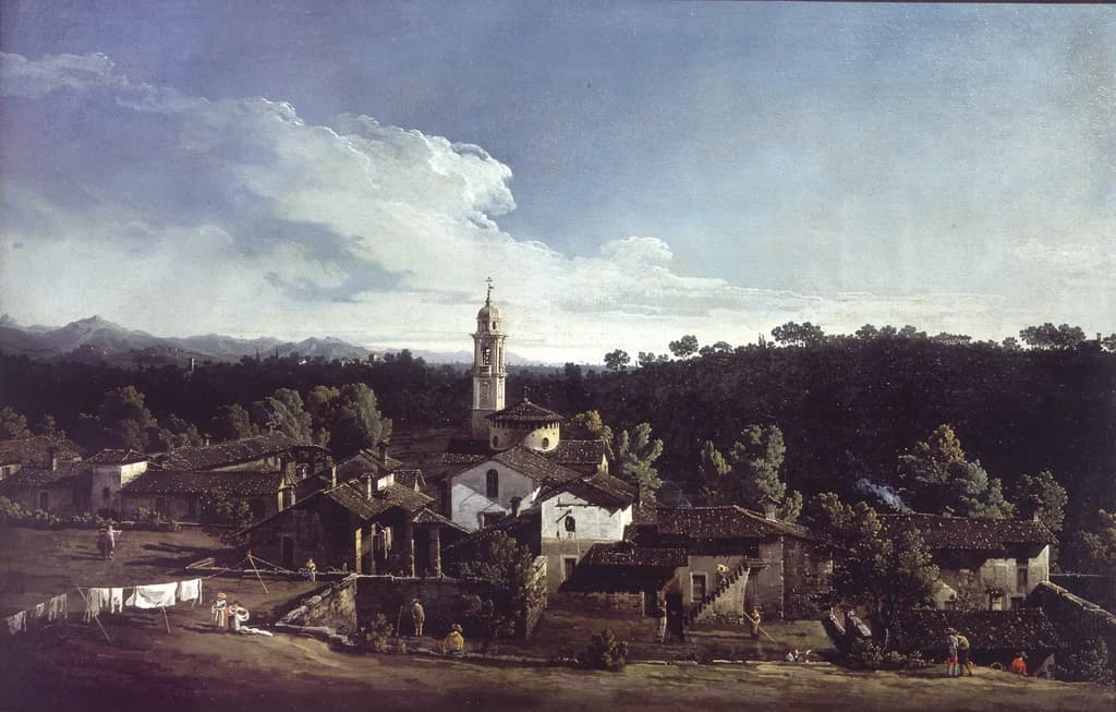 Vista de Gazzada cerca de Varese