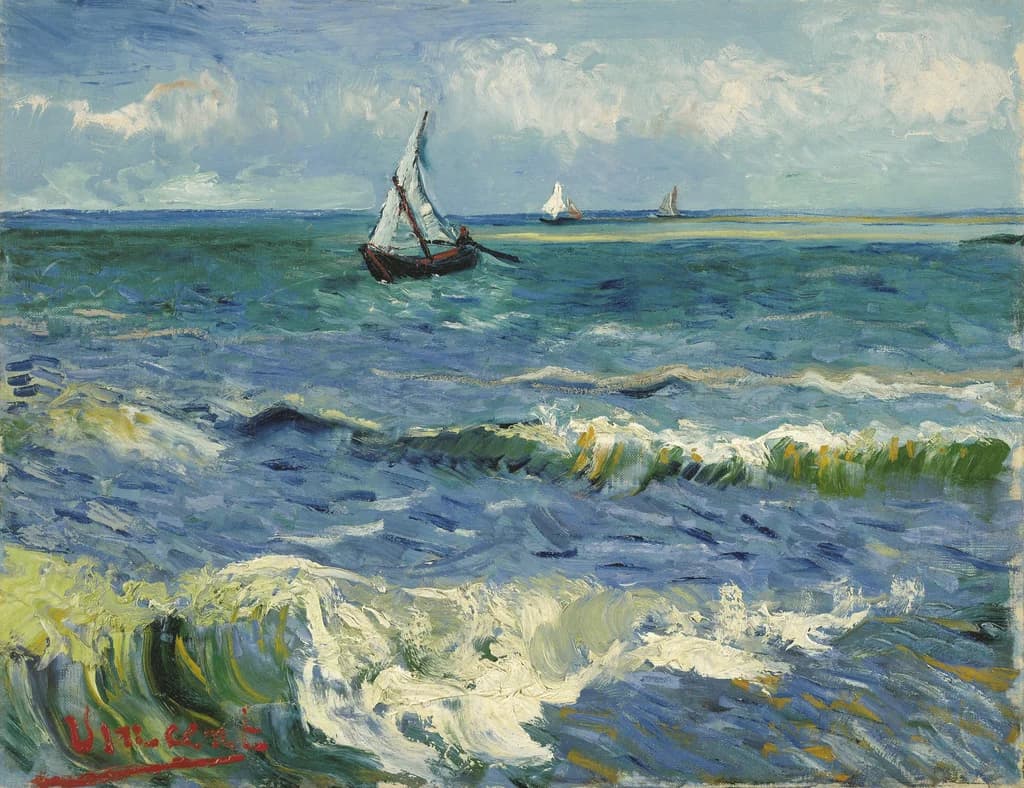 Seascape near Les Saintes-Maries-de-la-Mer