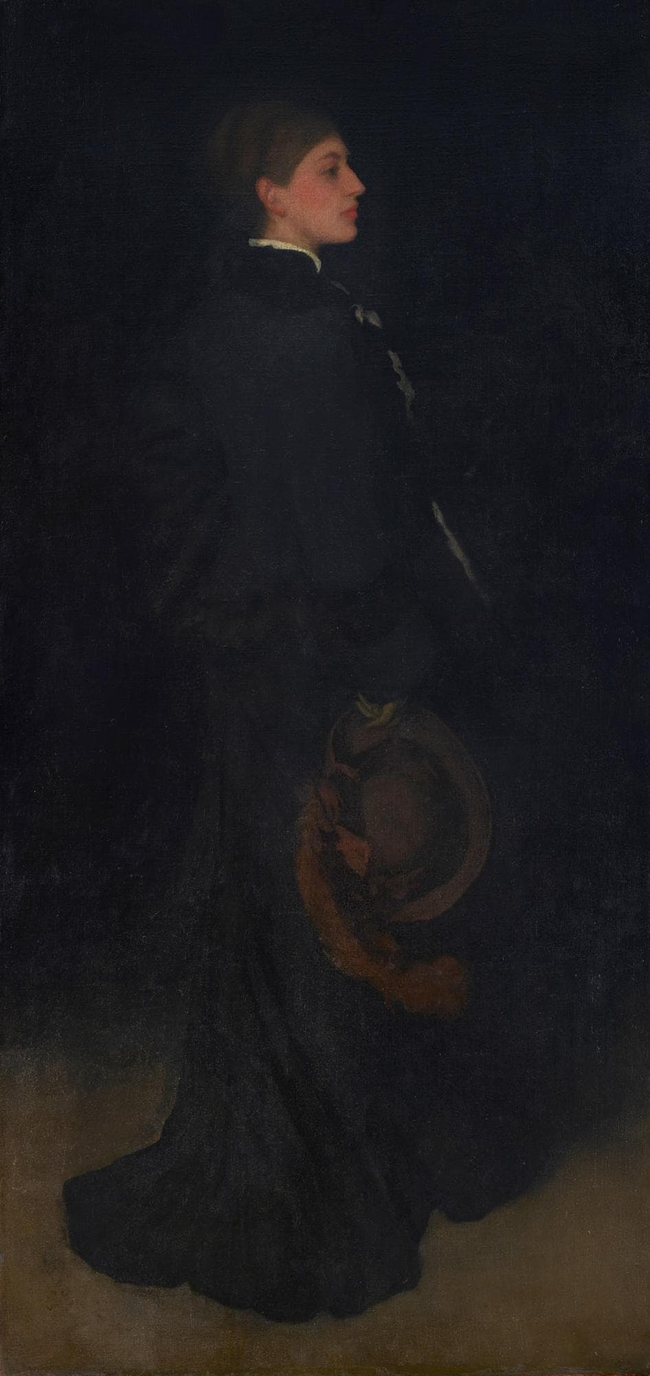 Arrangement in Brown and Black: Portrait of Miss Rosa Corder