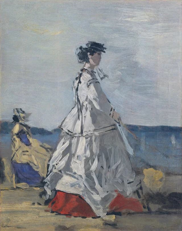 Princess Pauline Metternich (1836–1921) on the Beach