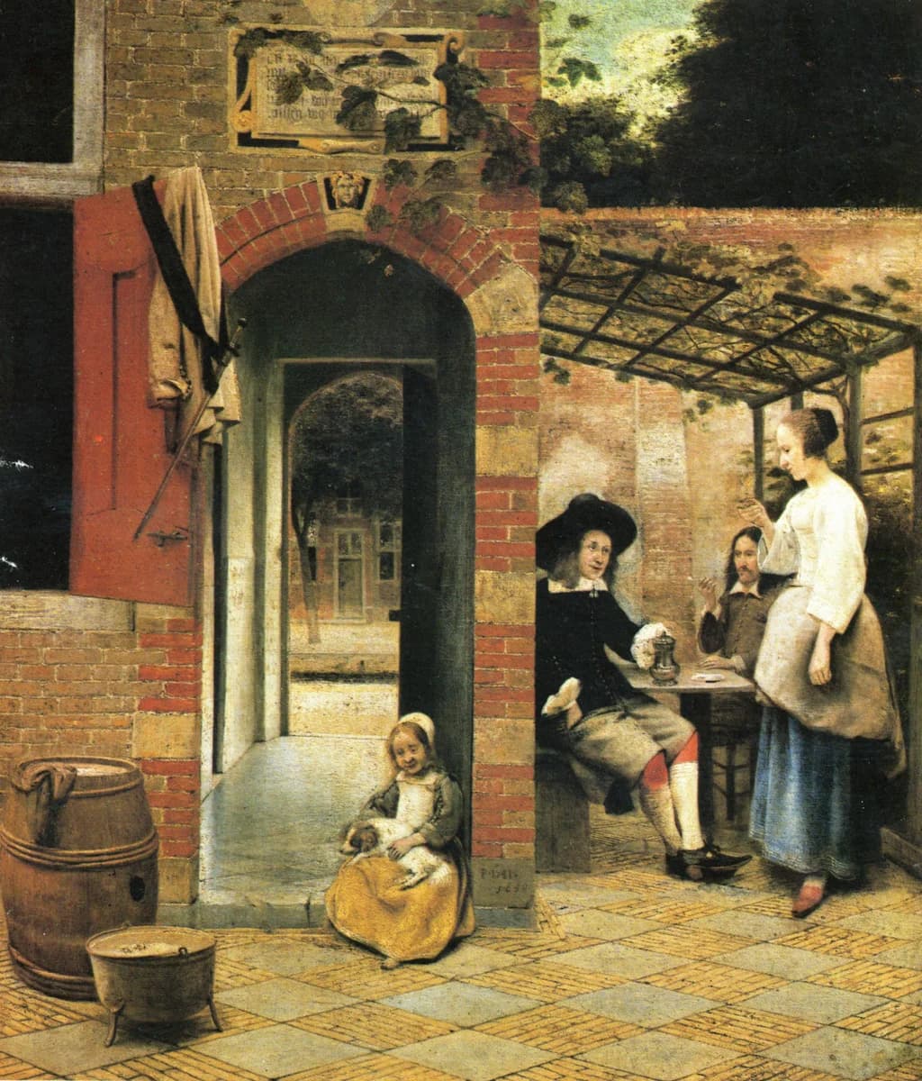 Courtyard with an Arbour