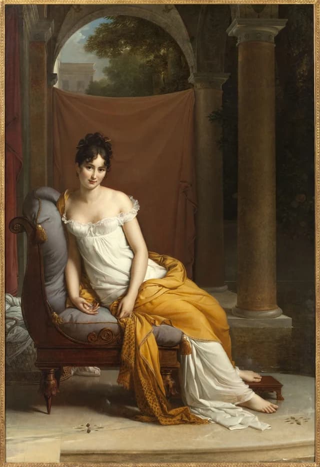 Portrait of Juliette Récamier