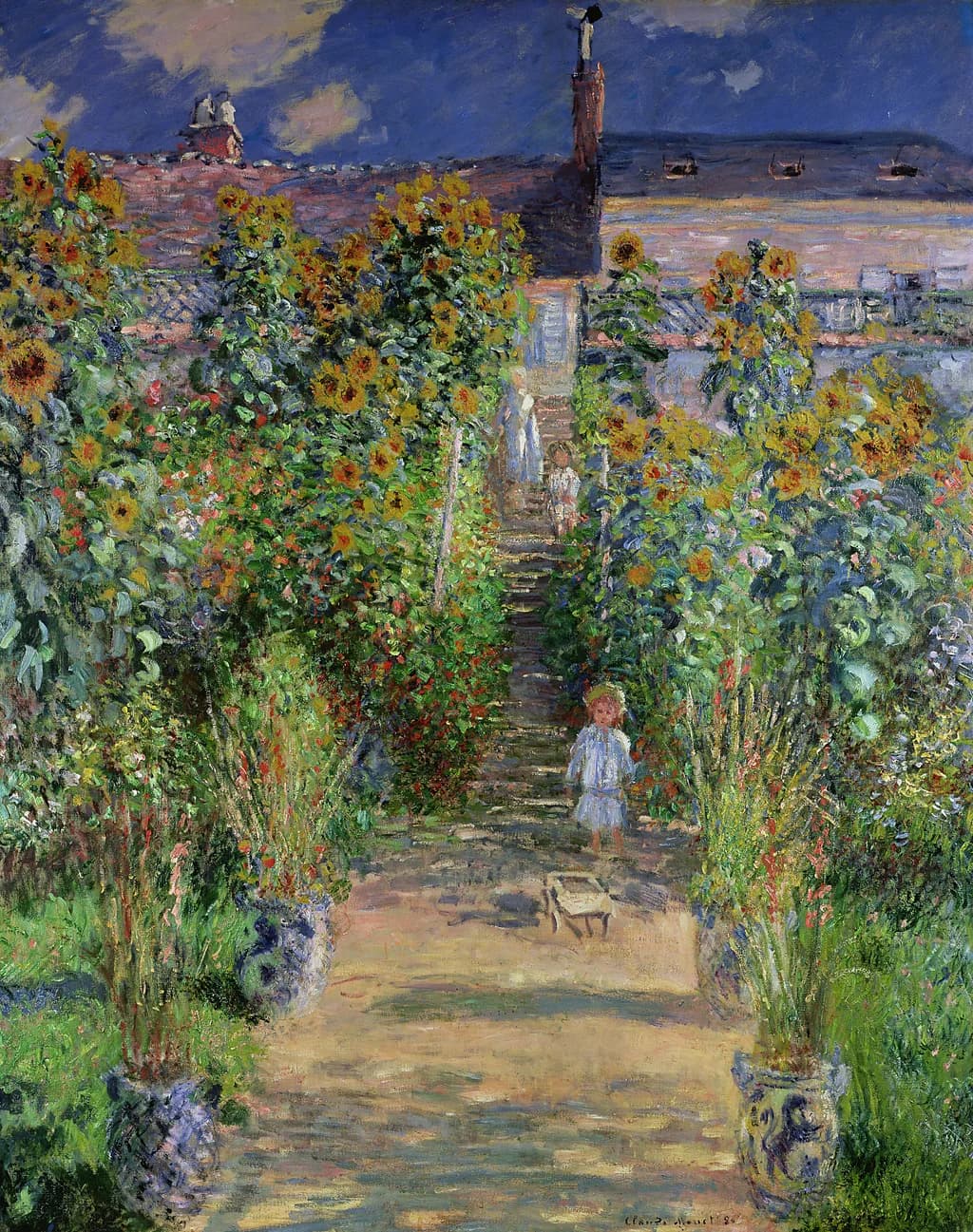 El jardín del artista en Vétheuil