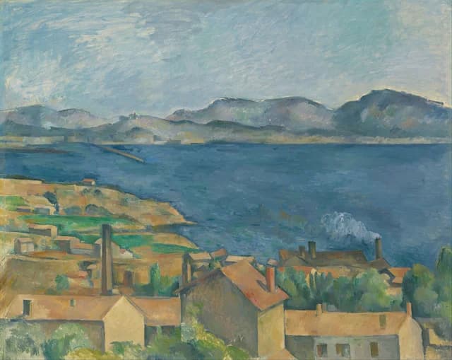 Die Bucht von Marseille, von L'Estaque aus gesehen